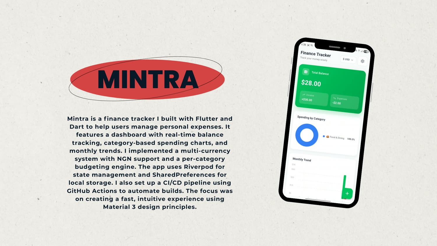 Mintra screenshot