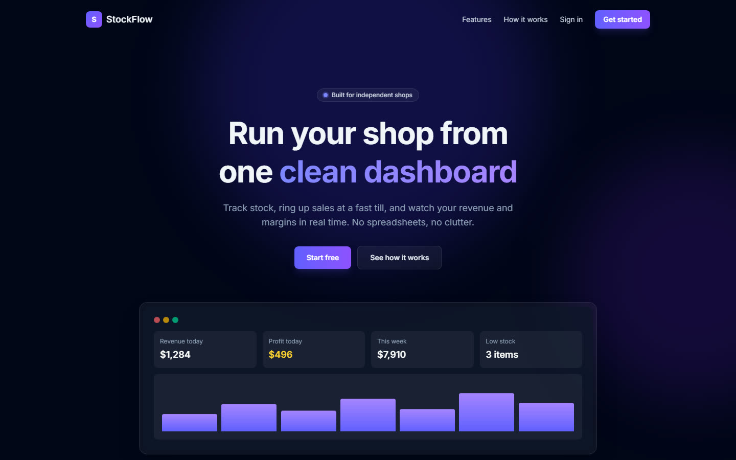 StockFlow screenshot